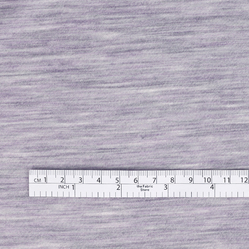 Merino/Nylon Jersey - Wisteria Marle - Image 4