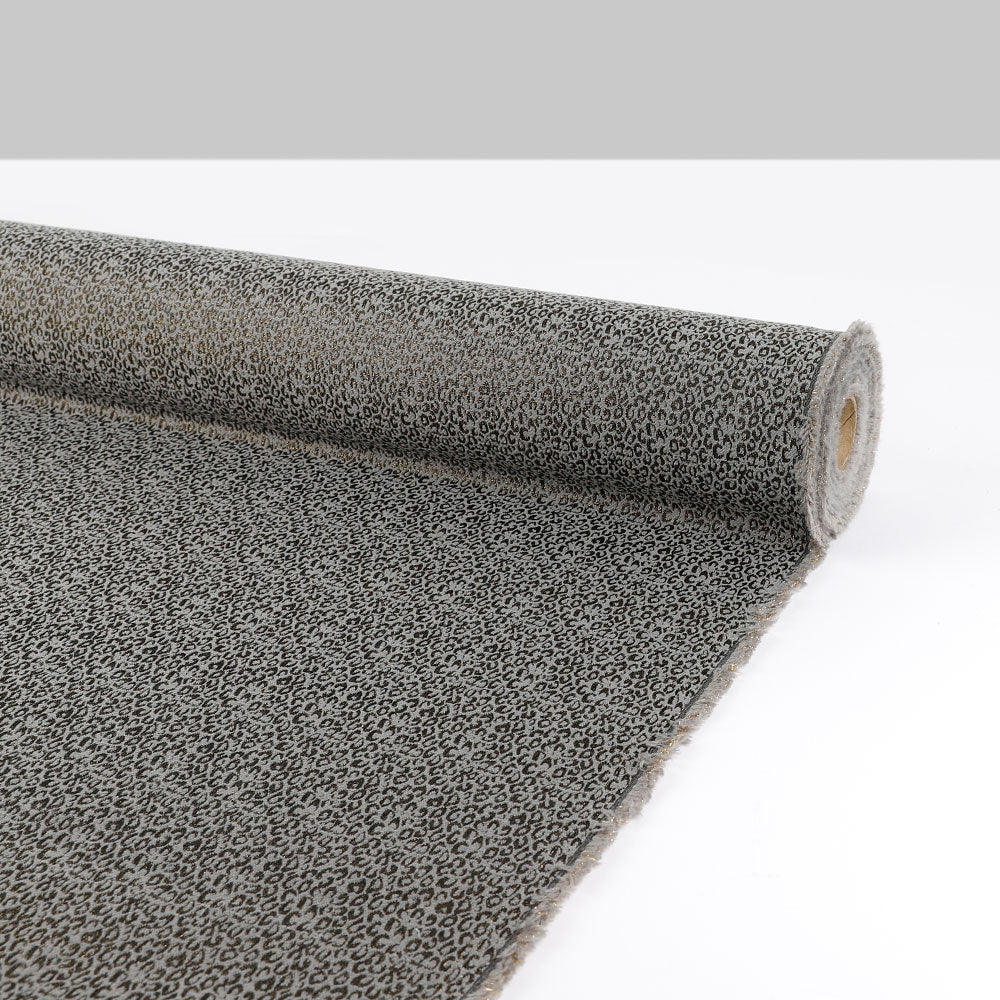 Metallic Leopard Jacquard - Brass - Image 3