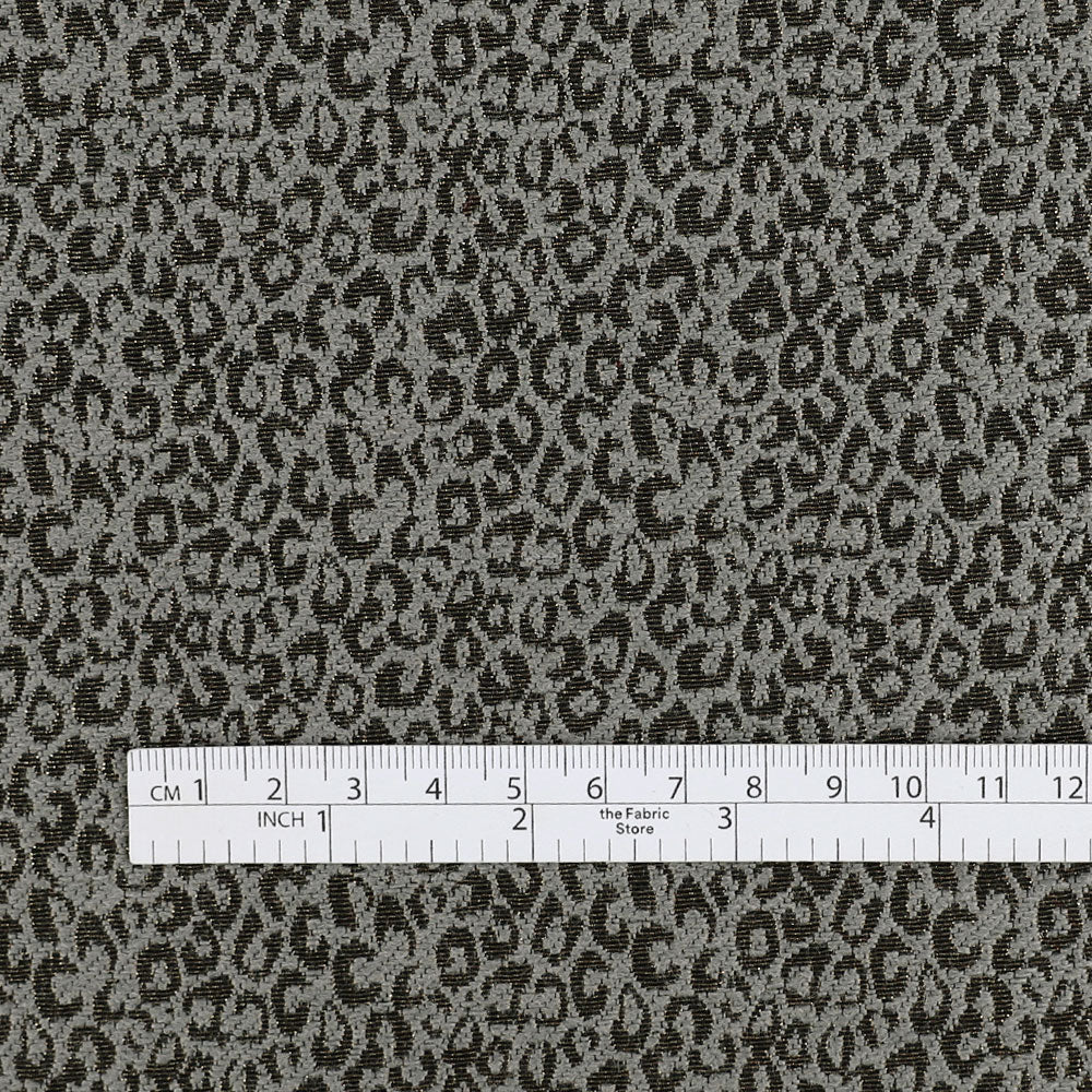 Metallic Leopard Jacquard - Brass - Image 4