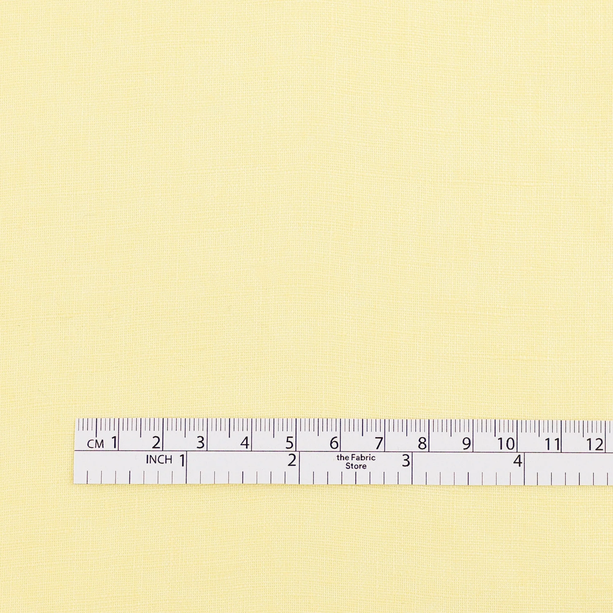 Plain Weave Linen - Limoncello Cream - Image 4