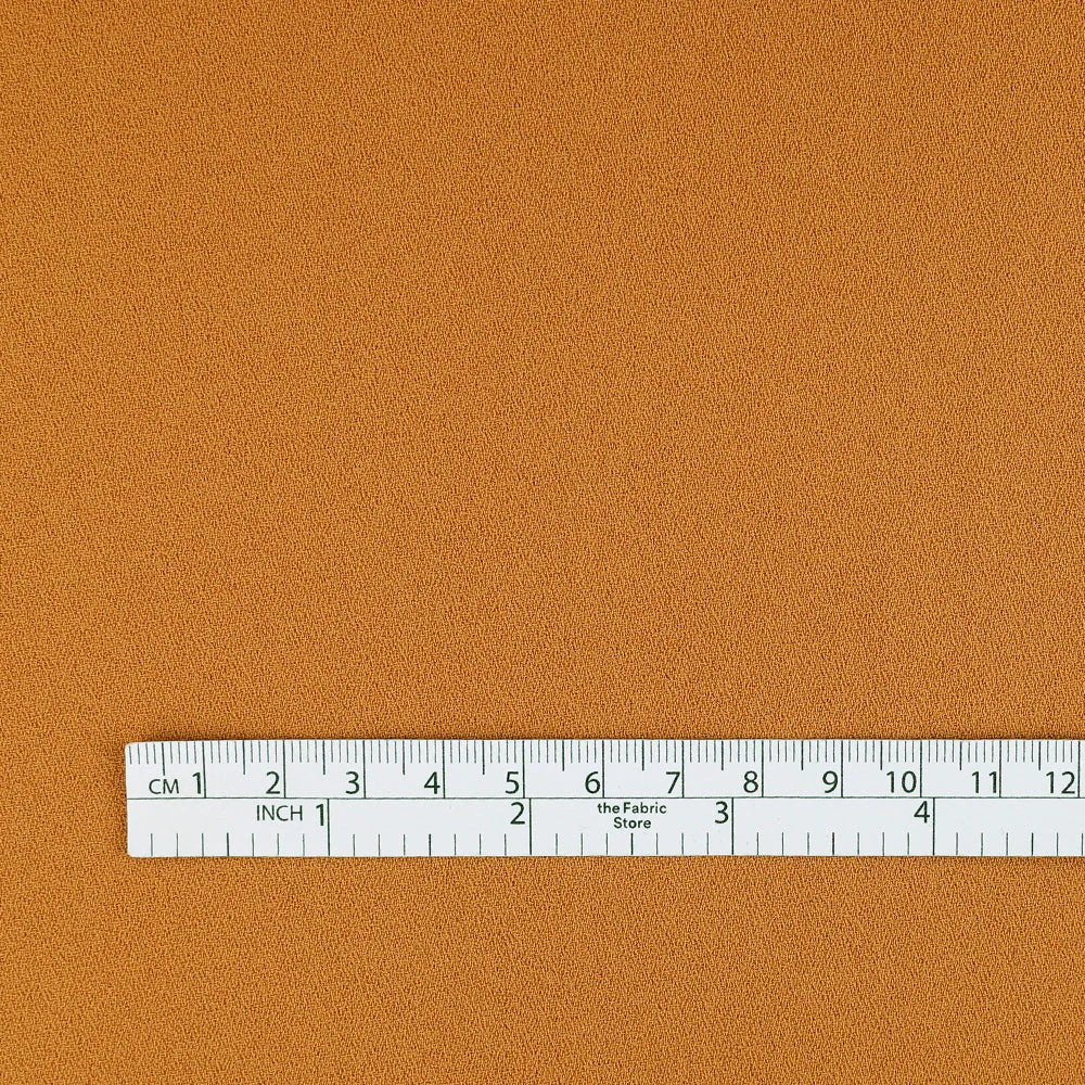 Midweight Poly Crepe - Kumquat - Image 4