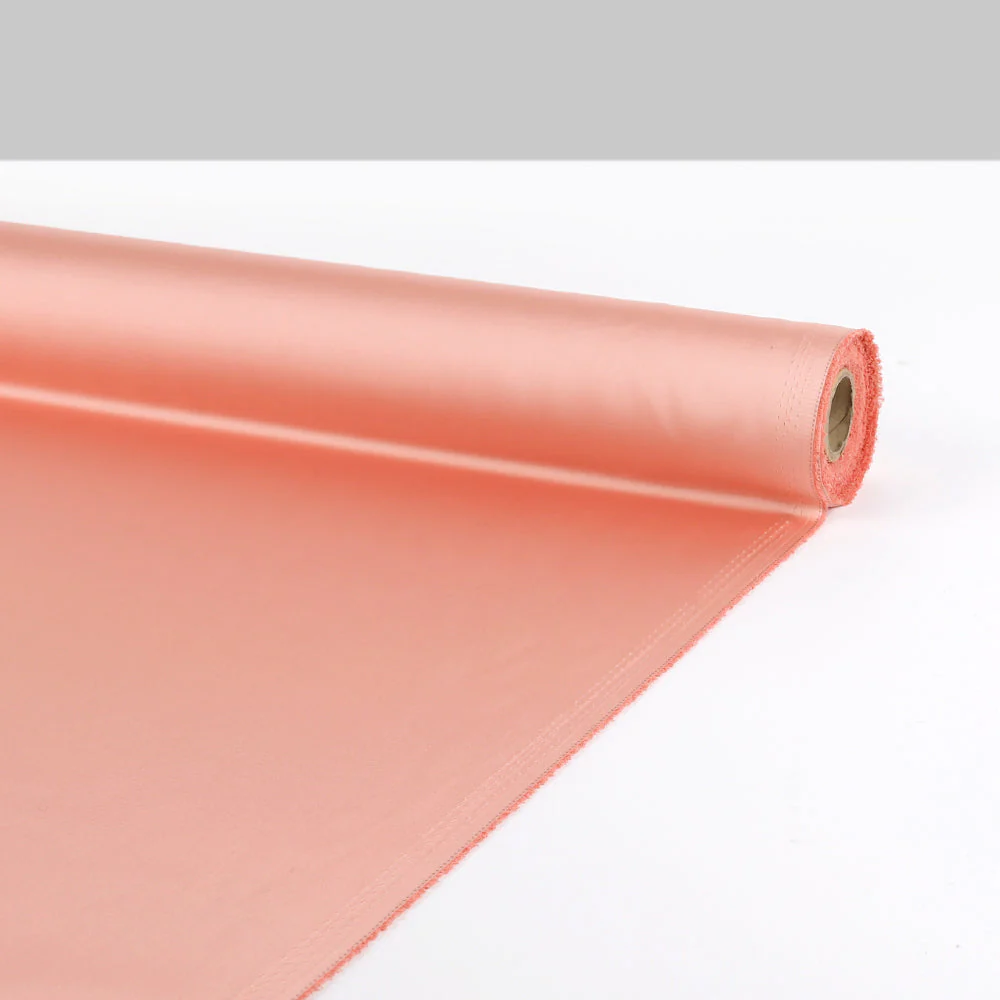 Midweight Poly Satin - English Peony - Image 3