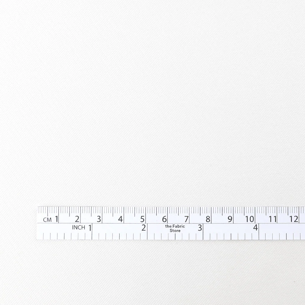 Midweight Poly Twill Suiting - White - Image 4