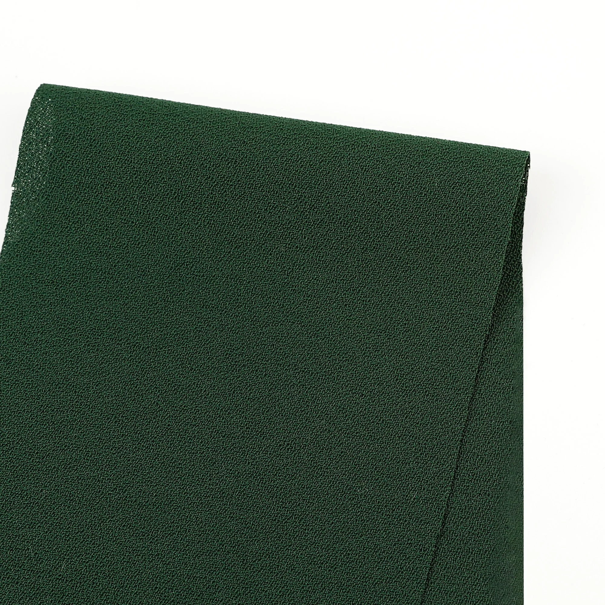 Midweight Recycled Poly Crepe - Fir