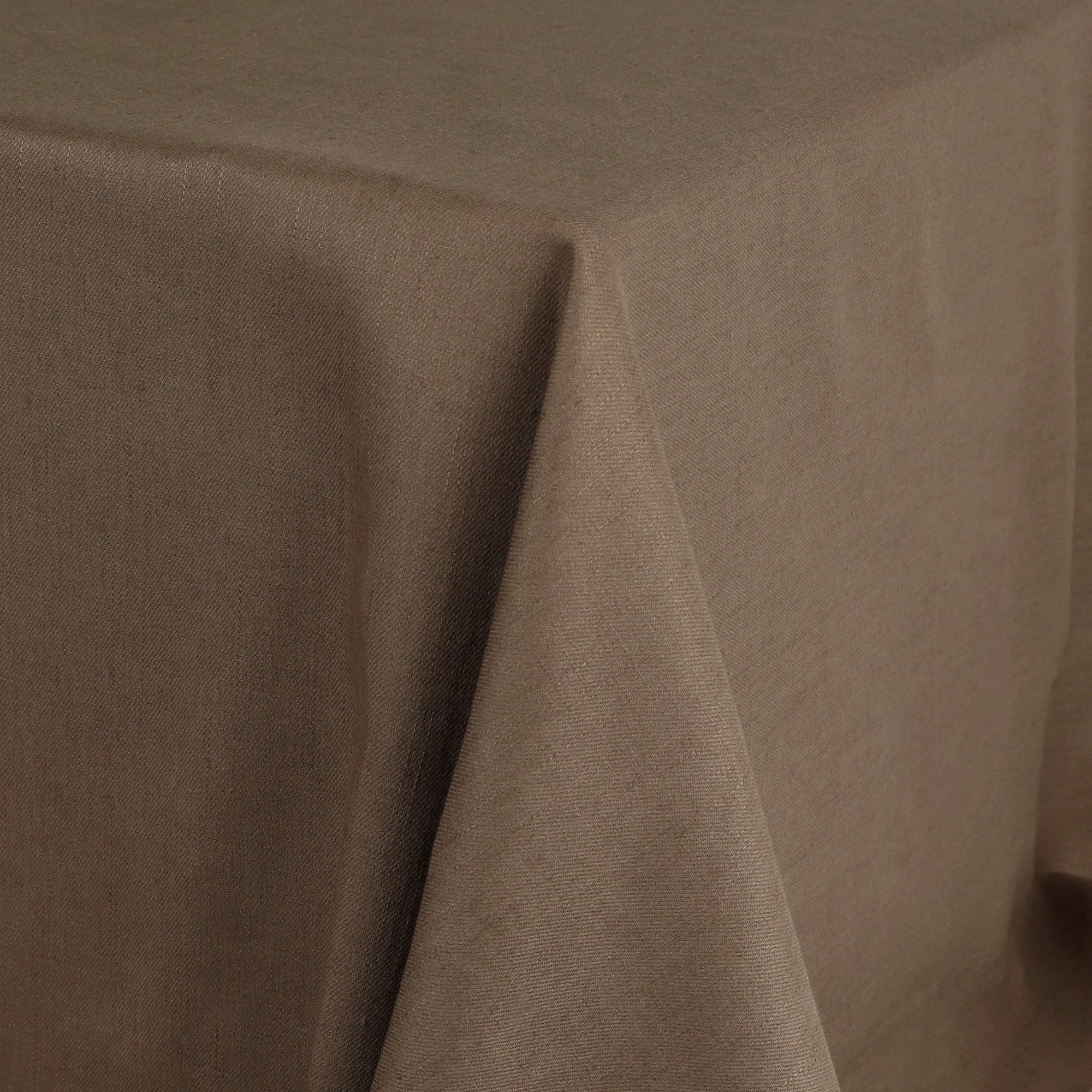 Midweight Slubby Linen/Cotton - Chocolate - Image 2
