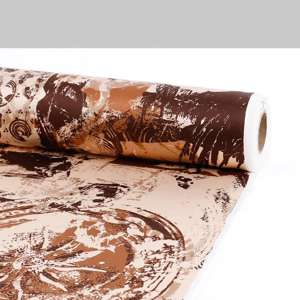 Museum Textures Silk Satin - Brown - Image 3