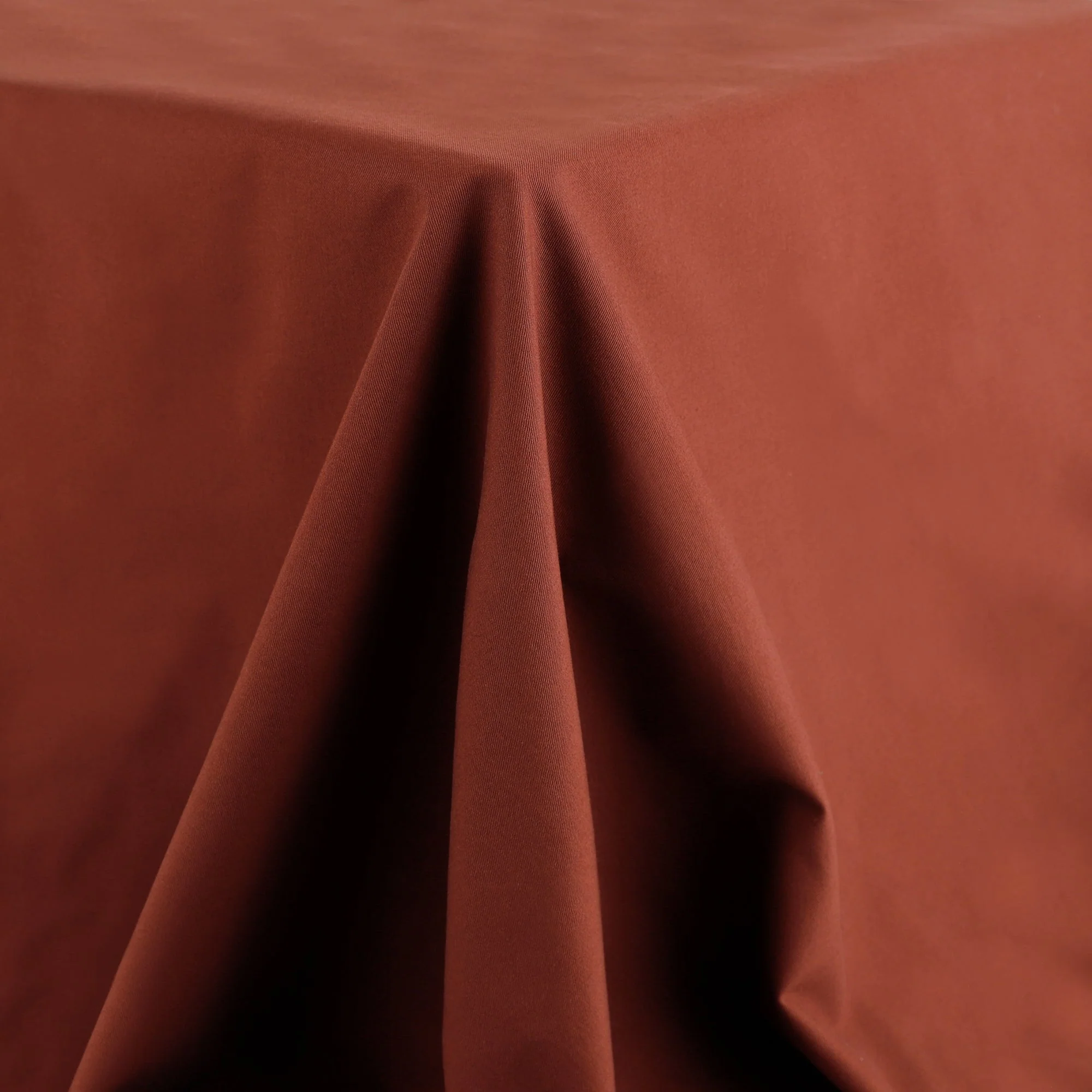Narrow Stretch Cotton Twill - Burnt Umber - Image 2