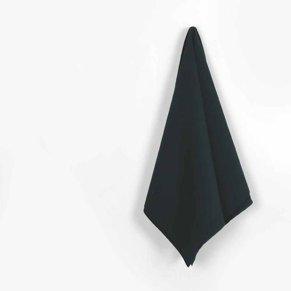 Narrow Stretch Cotton Twill - Dark Ink - Image 2