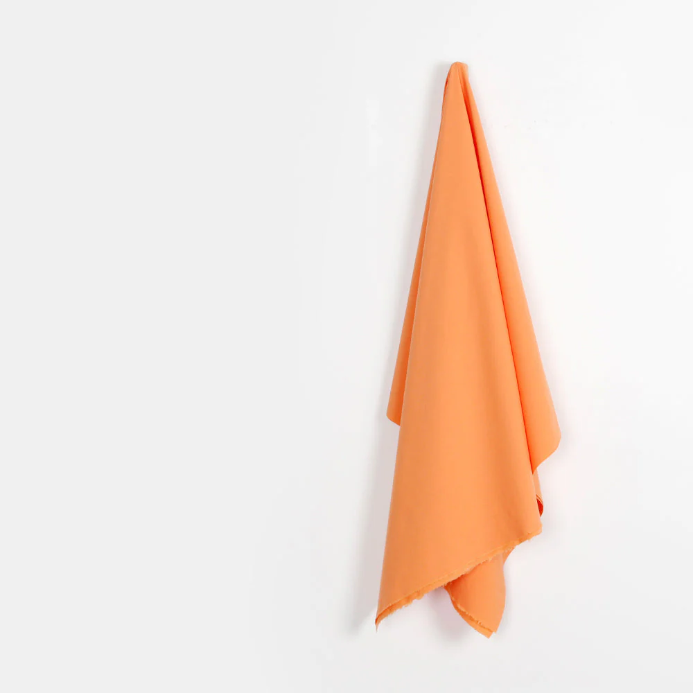 Organic Cotton Shirting - Cantaloupe - Image 2