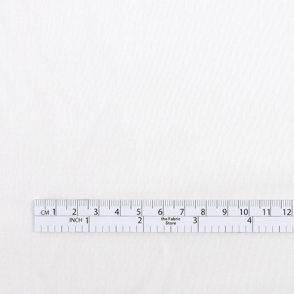 Organic Cotton Voile - White - Image 4