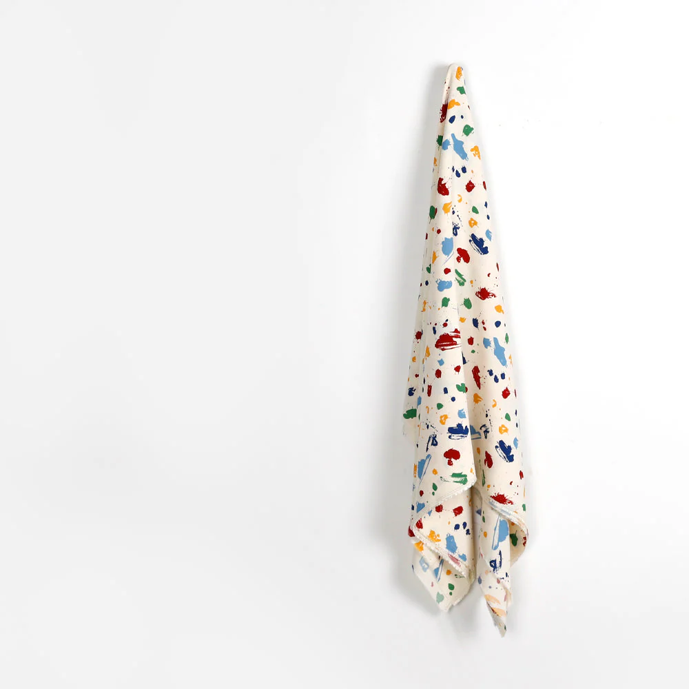 Paint Splat Viscose/Rayon Crepe - Primary - Image 2