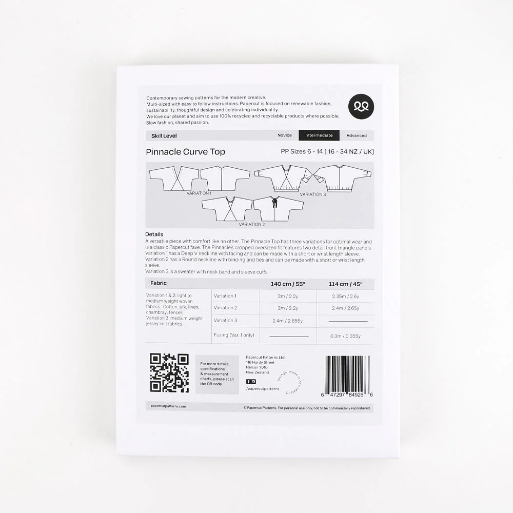 Papercut Patterns - Pinnacle Curve Top/Sweater - Image 2