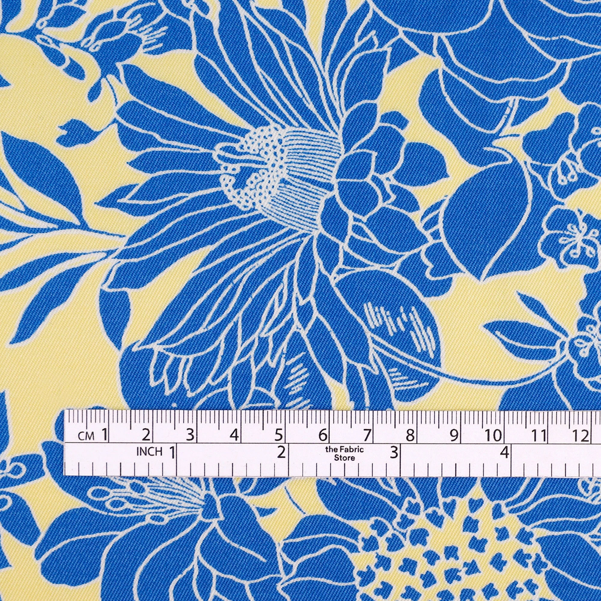 Passionflower Stretch Cotton Twill - Primrose (2nd Grade) - Image 4