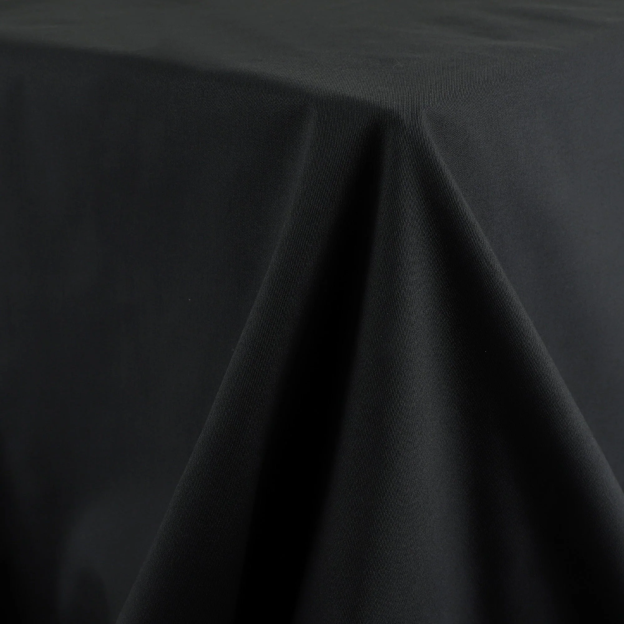 Peached Stretch Cotton Twill - Ebony - Image 2