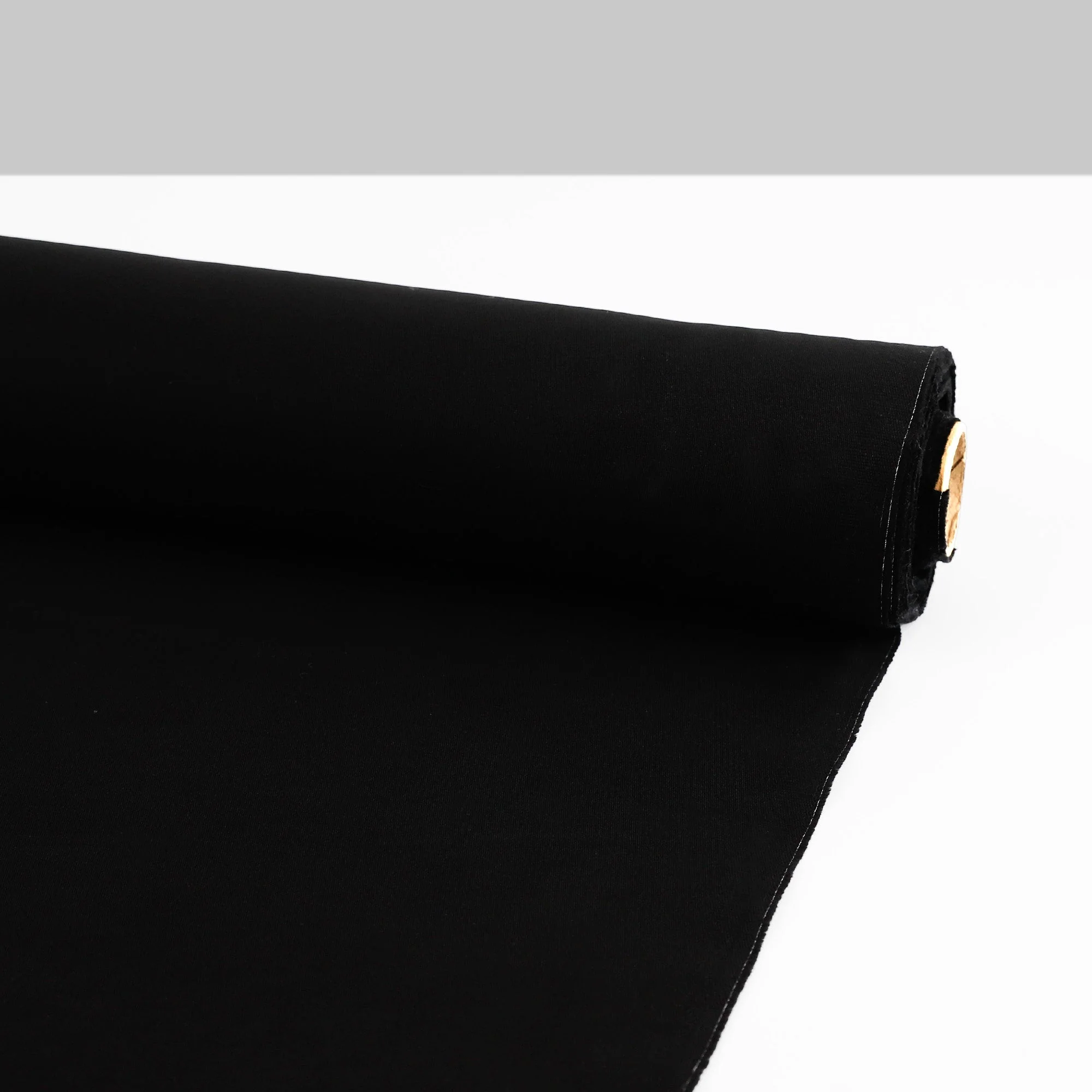 Peachy Stretch Cotton Twill - Black - Image 3