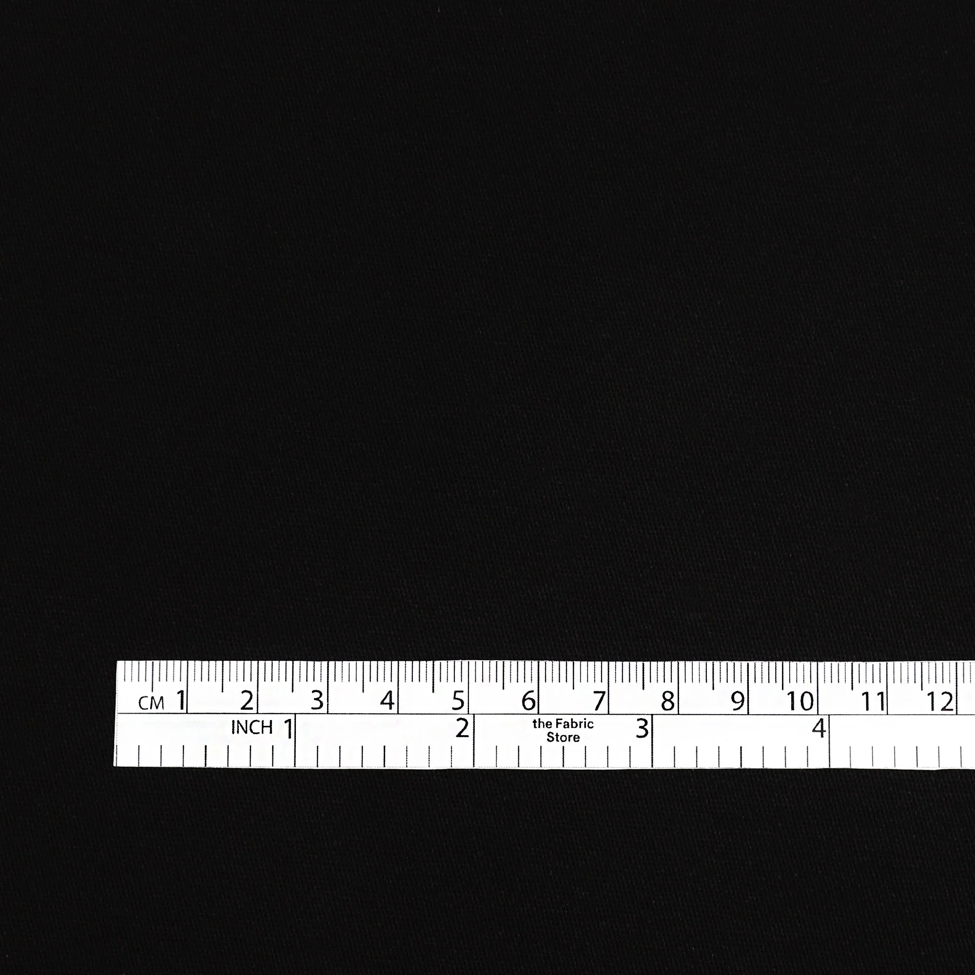 Peachy Stretch Cotton Twill - Black - Image 4