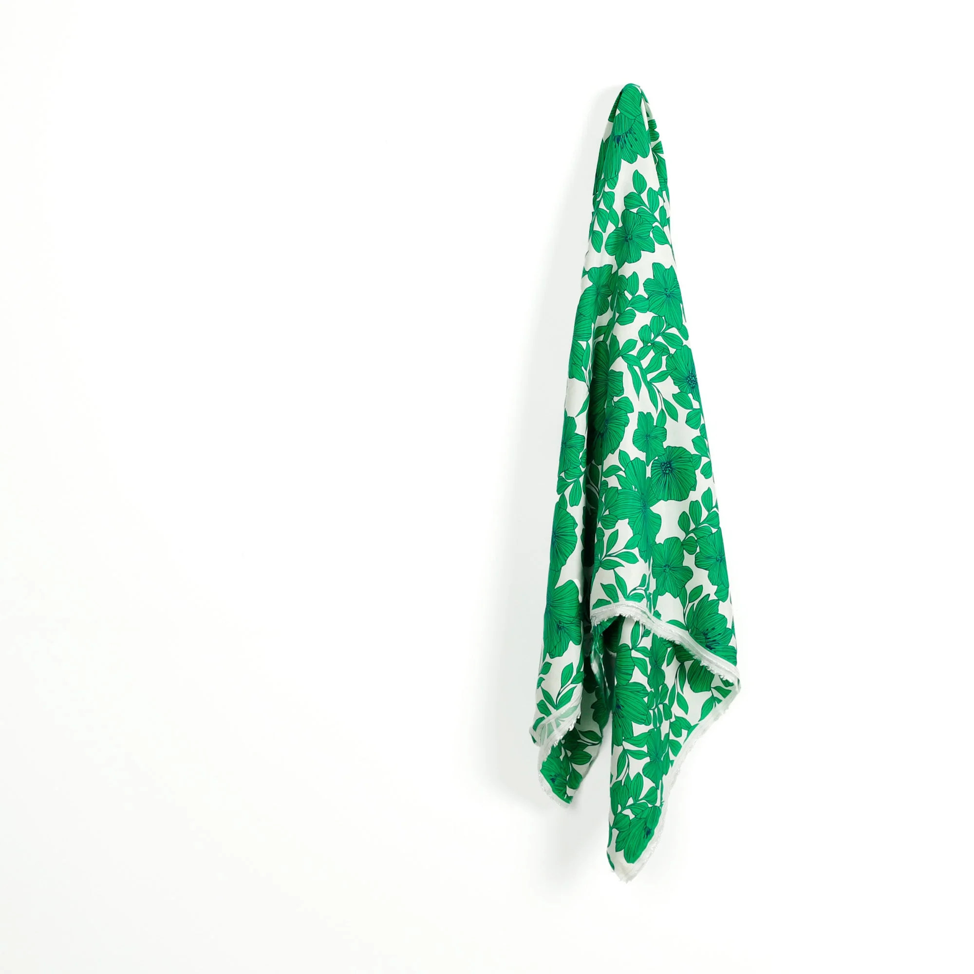 Petunia Cupro/Viscose Twill - Emerald - Image 2