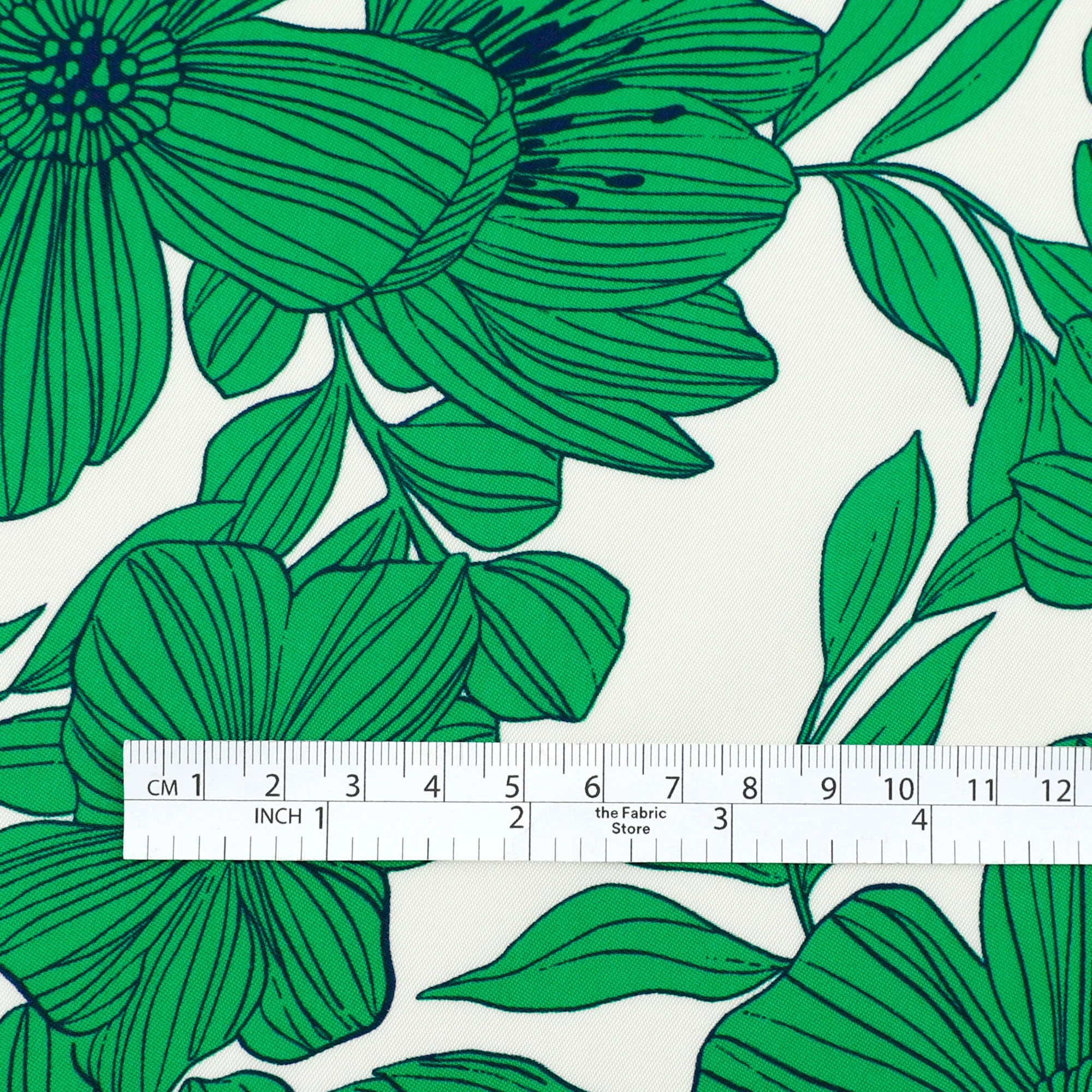 Petunia Cupro/Viscose Twill - Emerald - Image 4