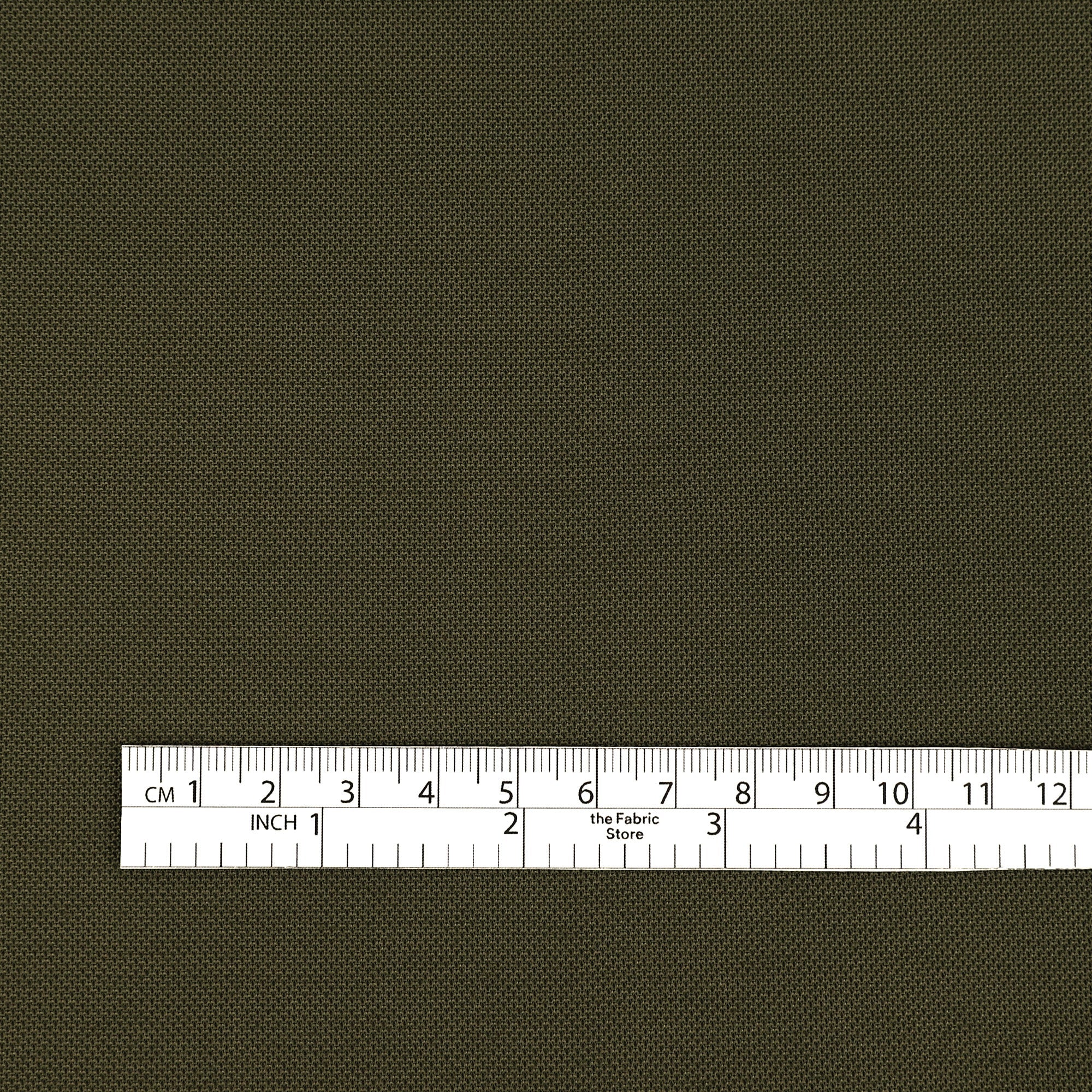 Pique Cotton Blend Knit - Khaki - Image 4