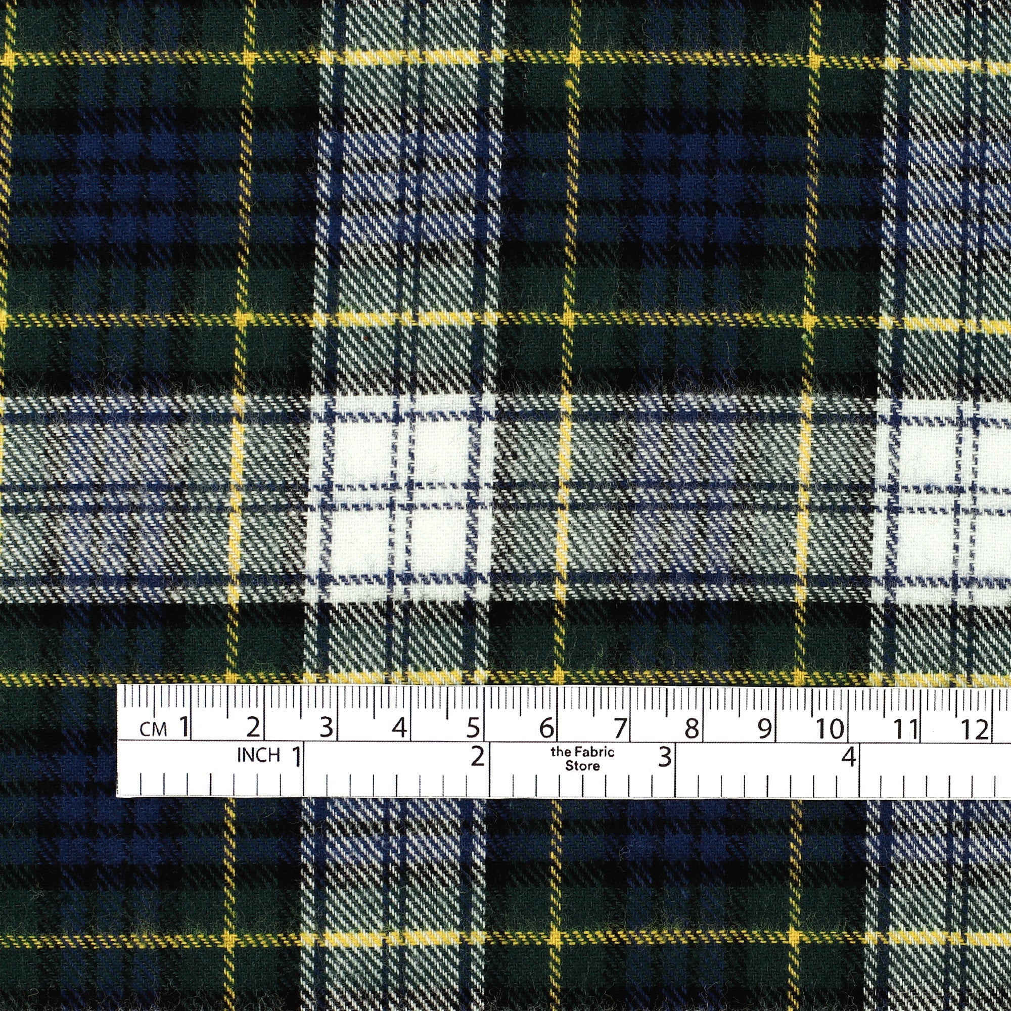 Plaid Brushed Cotton Twill - Pine - Image 4
