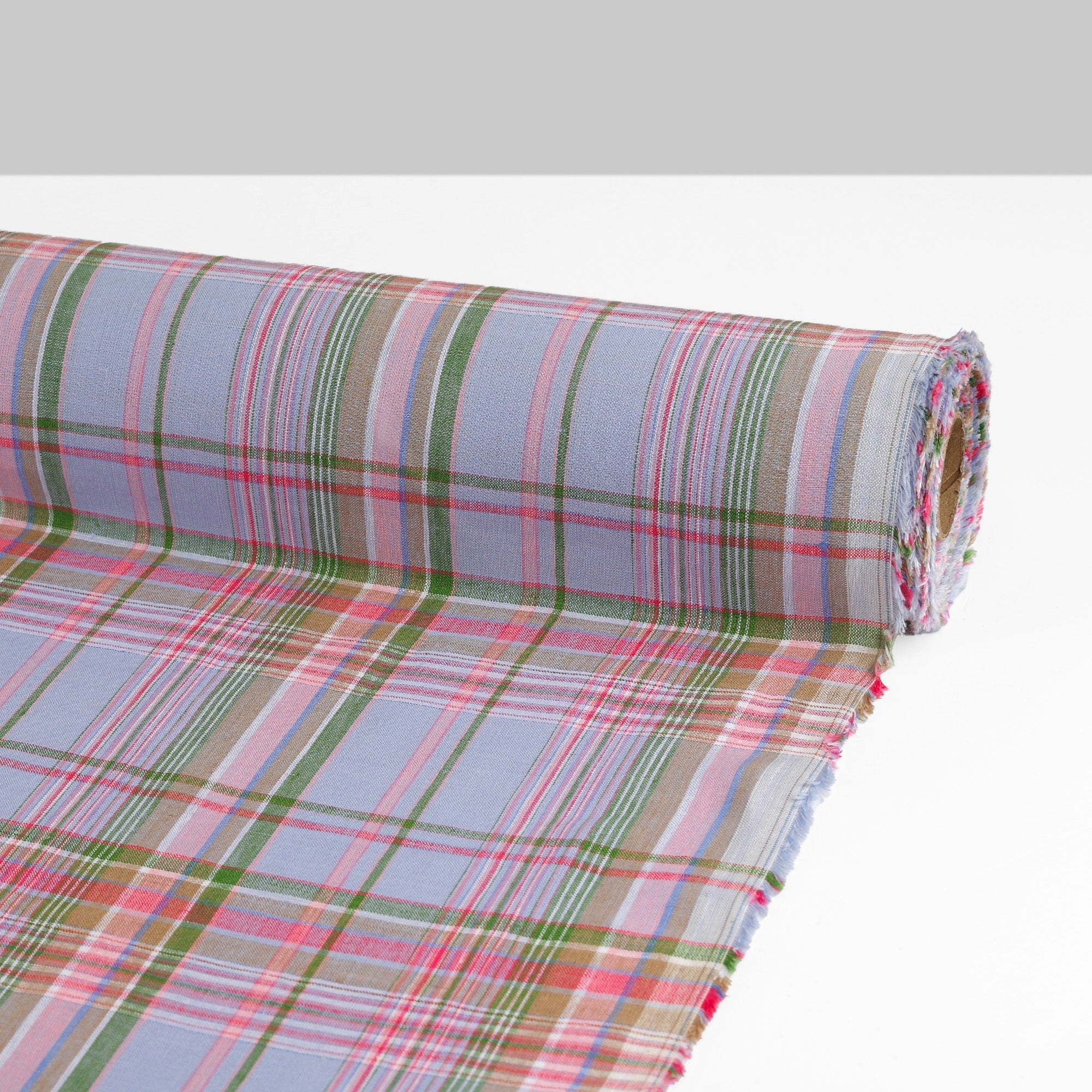 Plaid Cotton/Linen - Guava Tree - Image 3