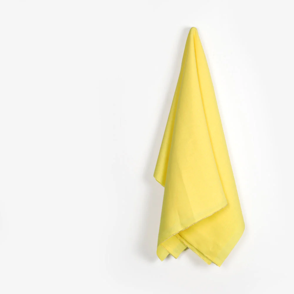 Plain Weave Linen - Lemonade - Image 2