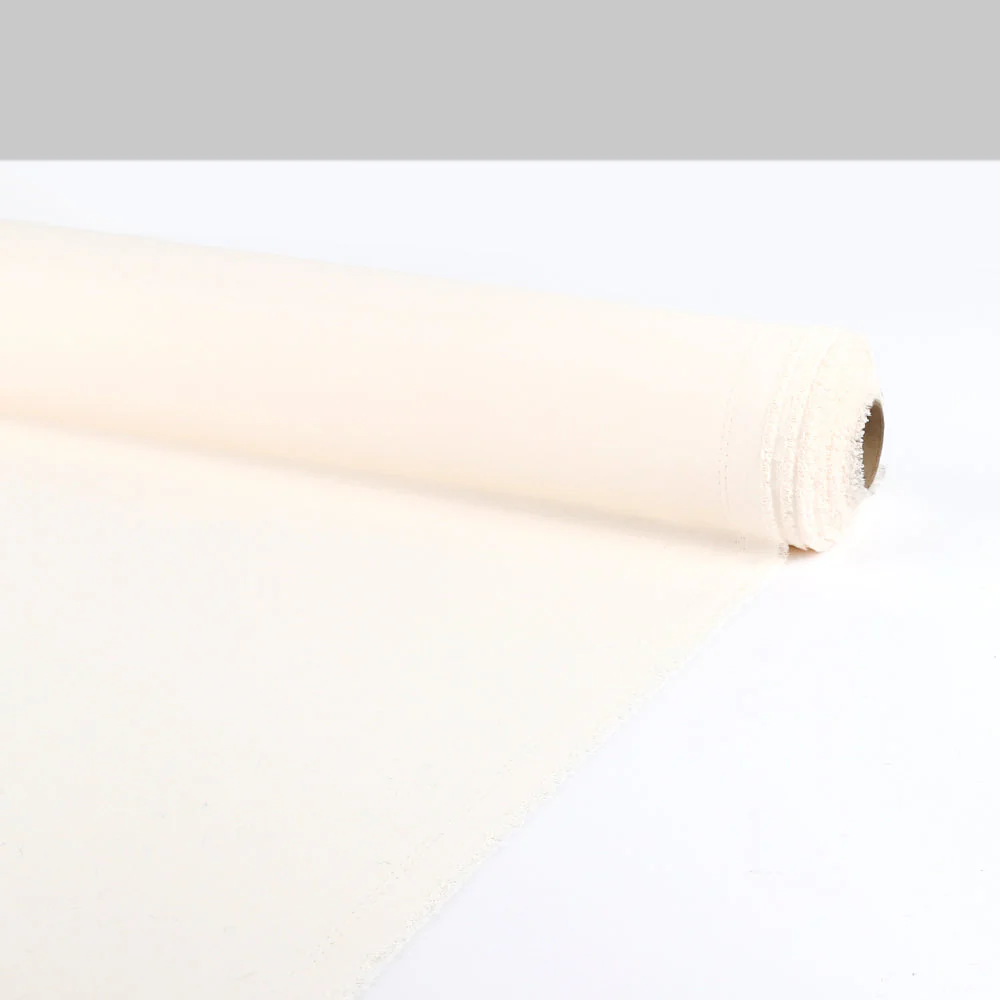 Poly Crepe Backed Sateen - Macadamia - Image 3