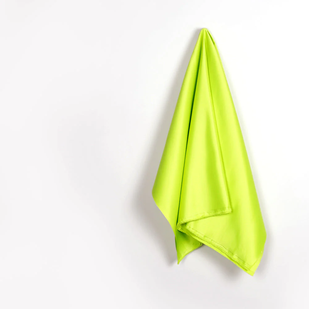 Poly Duchess Satin - Fluro Yellow - Image 2
