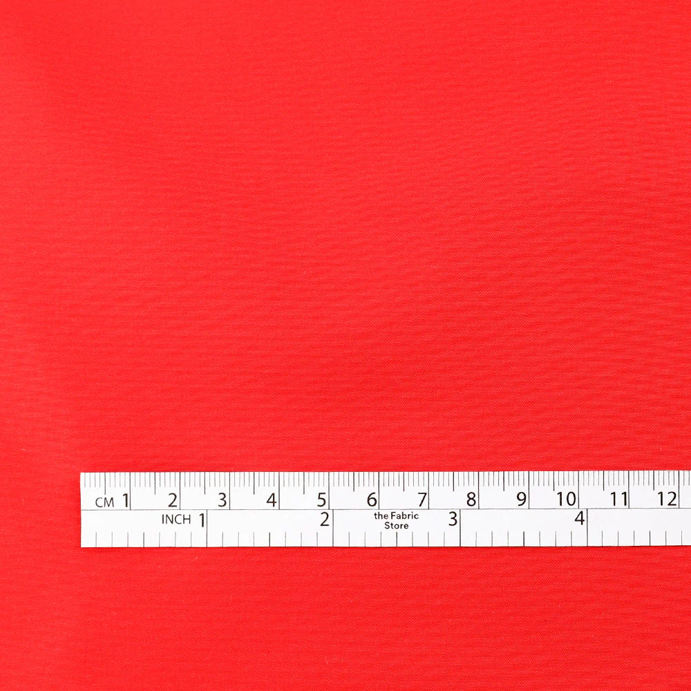 Poly/Silk Taffeta - Scarlet - Image 4
