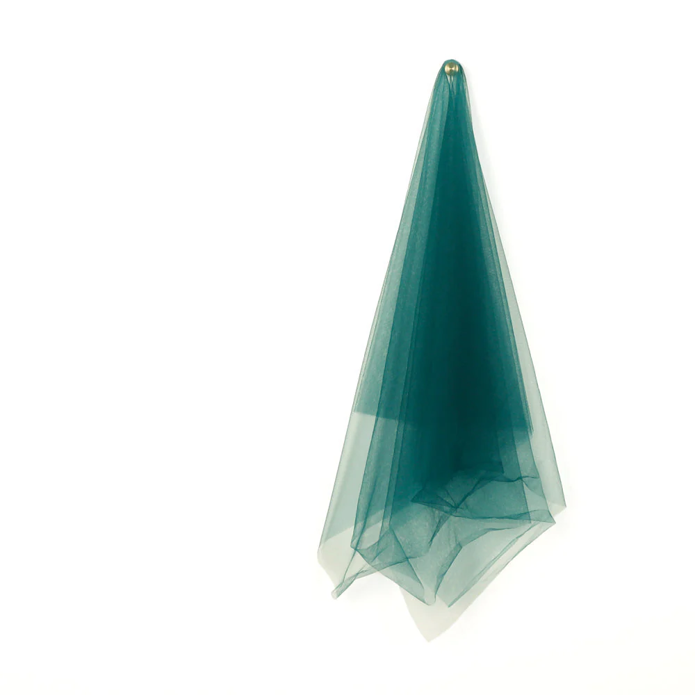 Poly Tulle - Deep Teal Green - Image 2