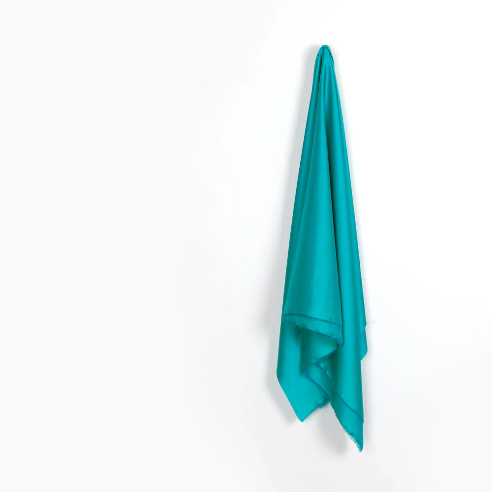 Poly Twill Lining - Turquoise - Image 2