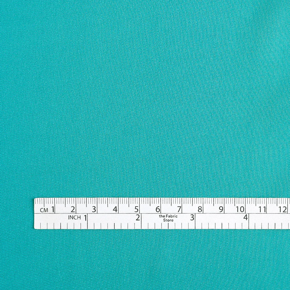 Poly Twill Lining - Turquoise - Image 4