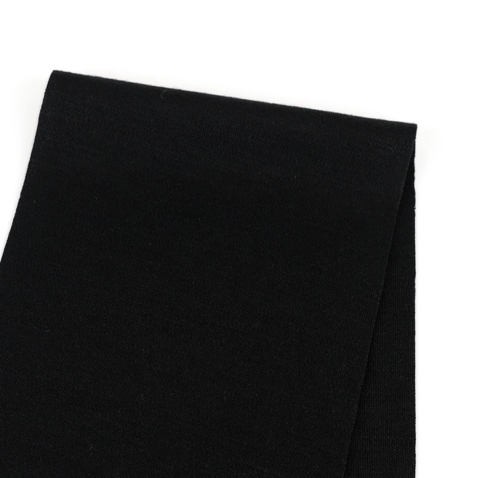 Pure Merino Interlock Knit - Black
