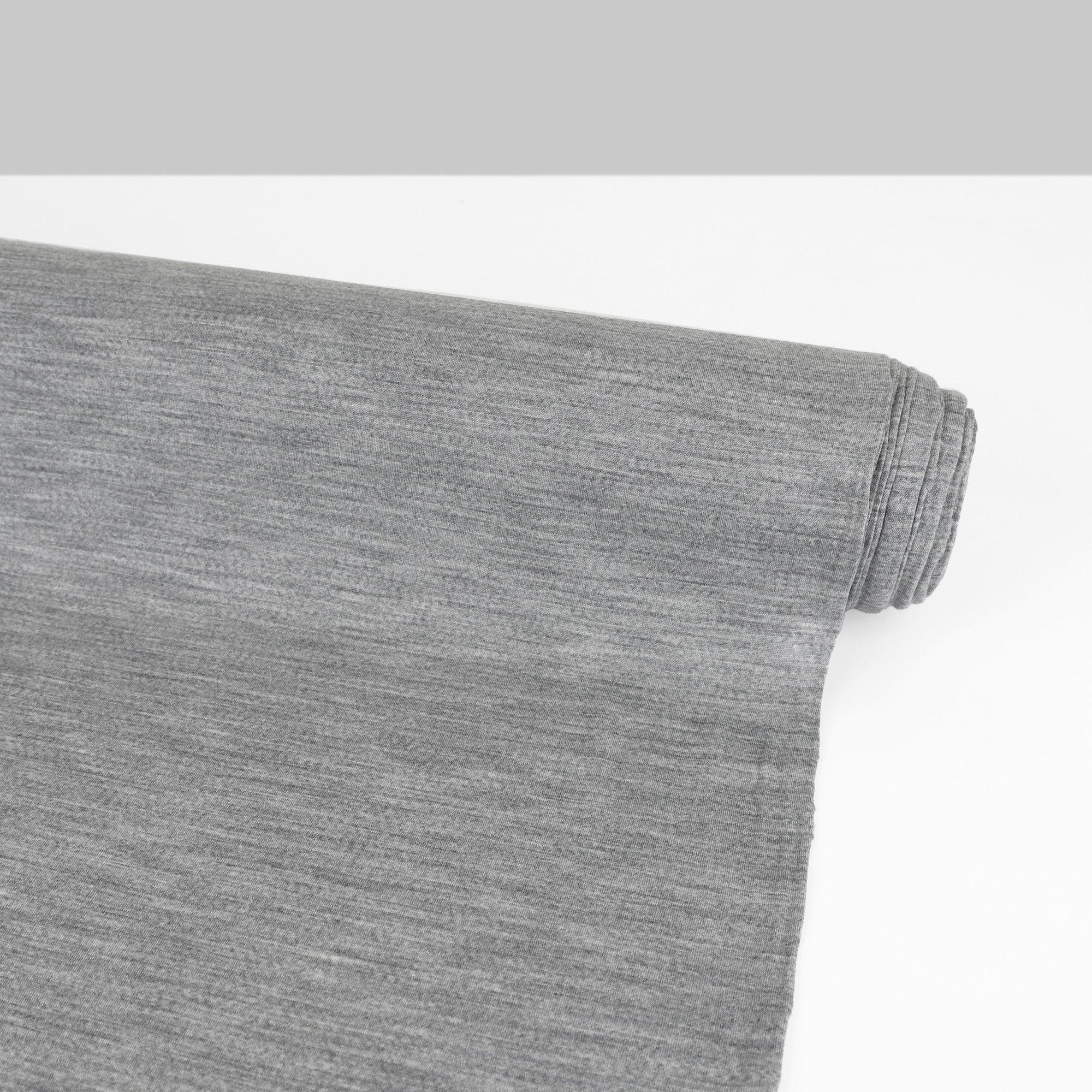 Pure Merino Jersey - Grey Marle - Image 3