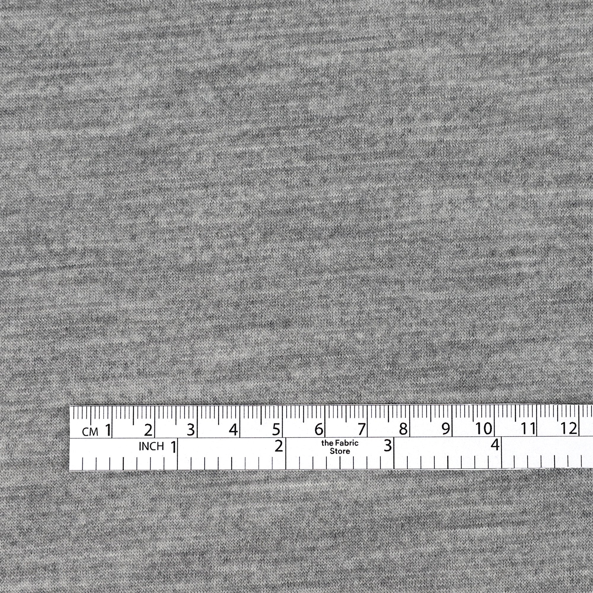 Pure Merino Jersey - Grey Marle - Image 4