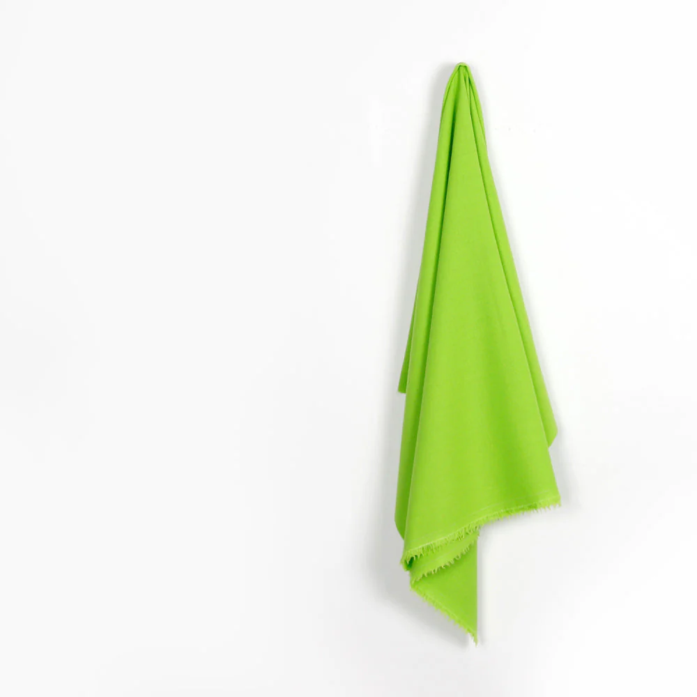 Pure Wool Crepe - Lime - Image 2