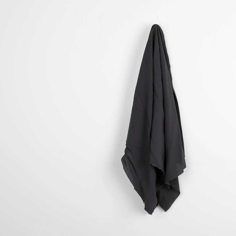Rayon Crepe - Charcoal - Image 2