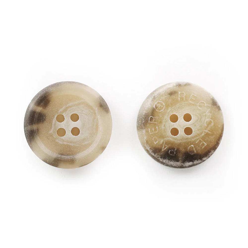 Recycled Paper Button 25.4mm - Light - Image 2