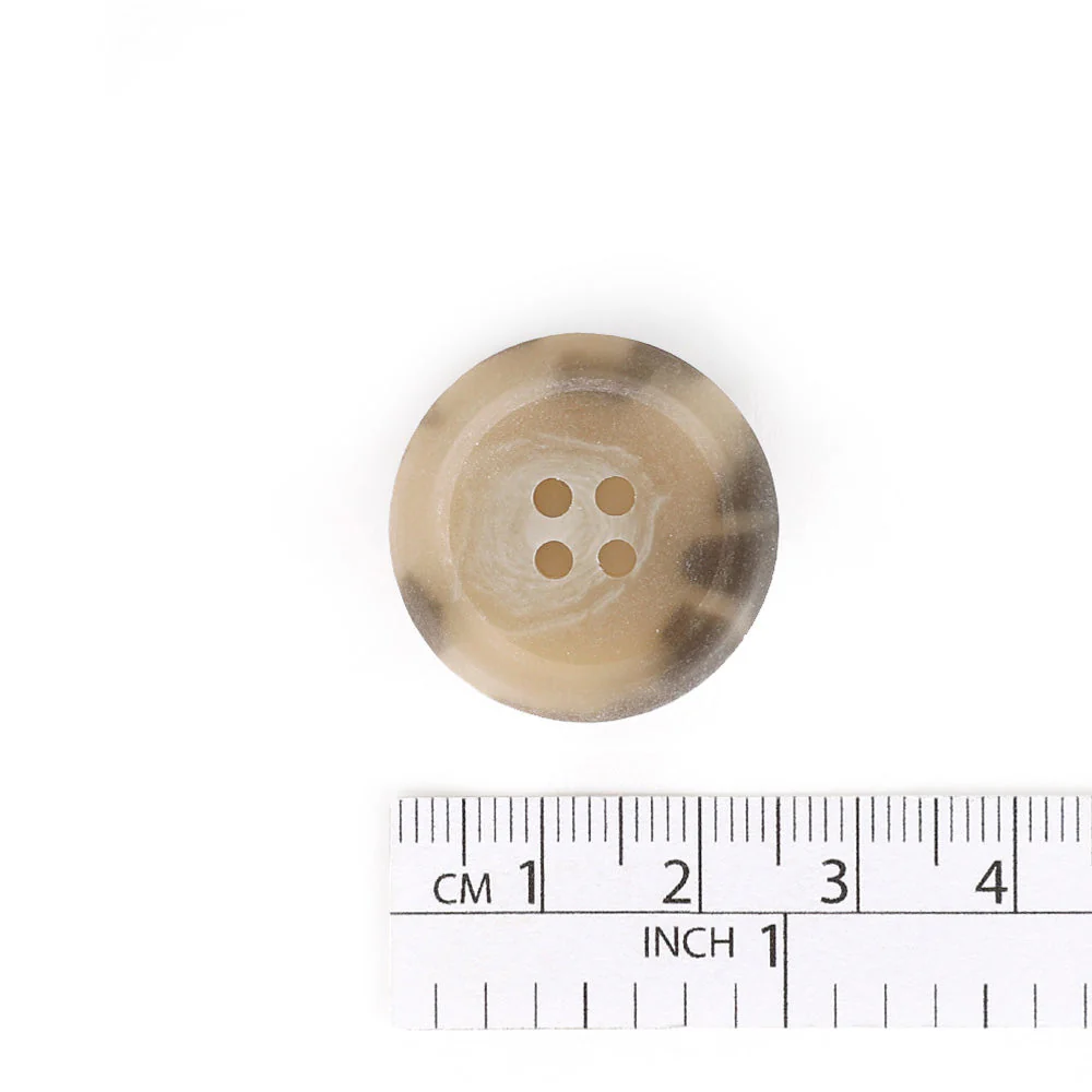 Recycled Paper Button 25.4mm - Light - Image 3