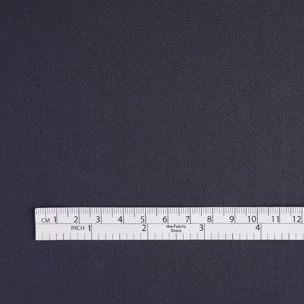 Satin Backed Crepe - Shadow (remnant) - Image 4