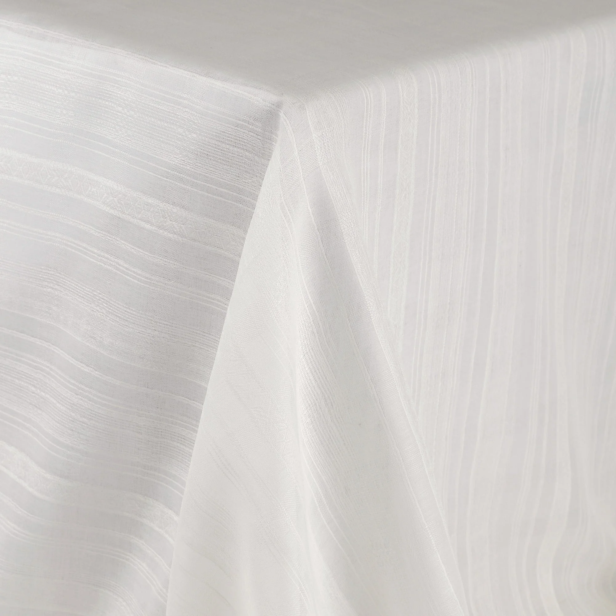Sheer Cotton Cottage Stripe - Ivory - Image 2