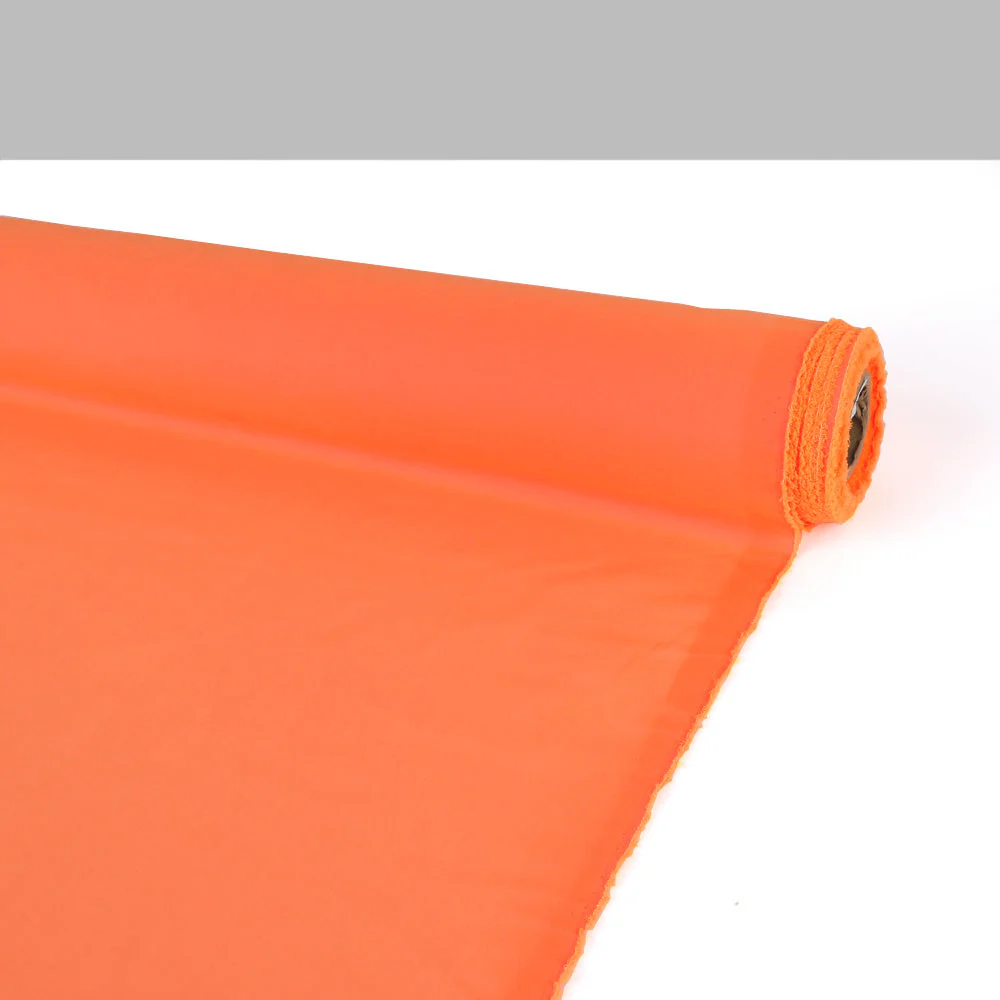 Sheer Stretch Silk/Nylon - Fluro Orange - Image 3