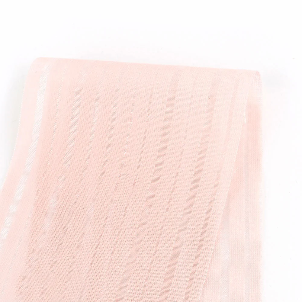 Shimmer Stripe Muslin - Strawberry Milk