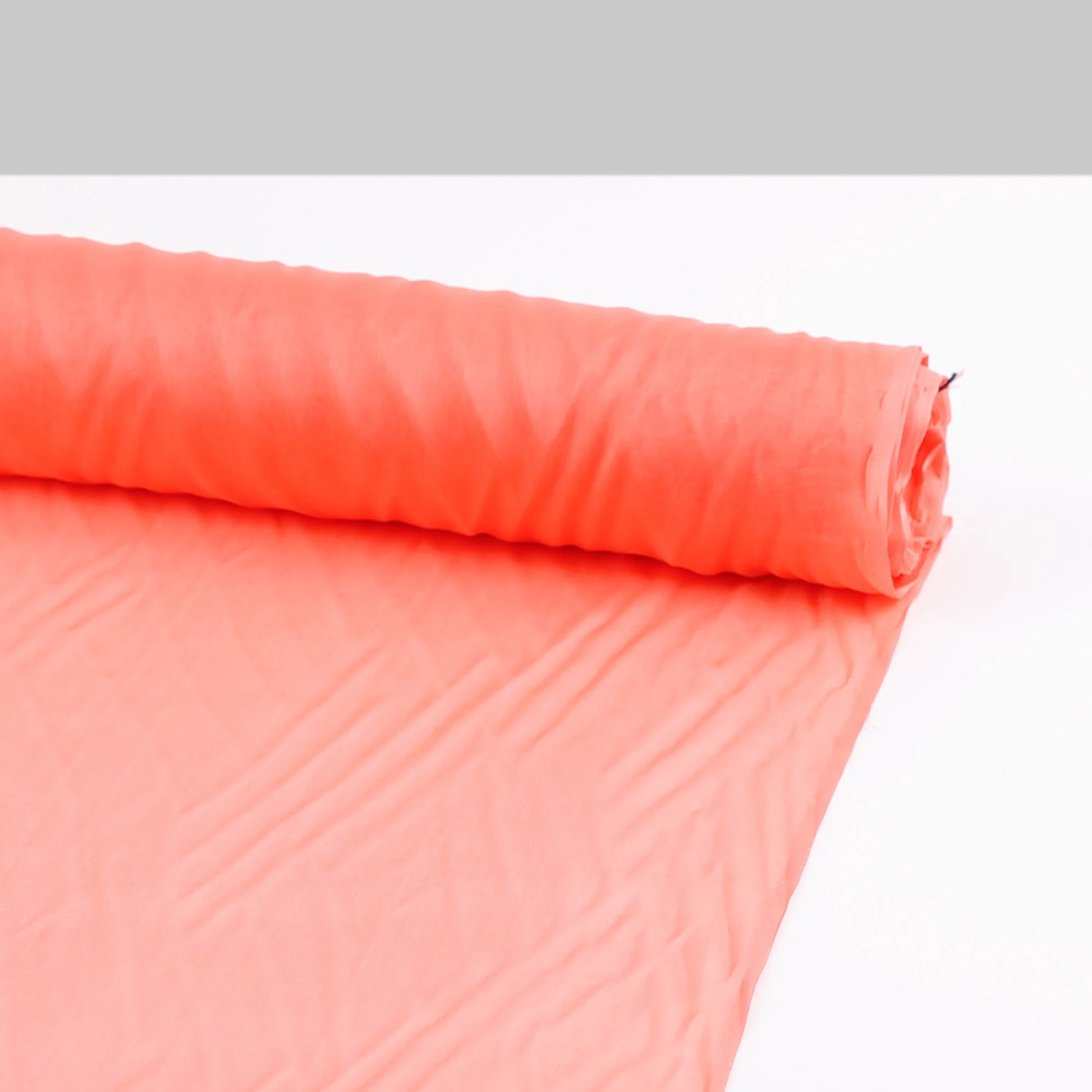 Shot Silk Chiffon - Coral - Image 3