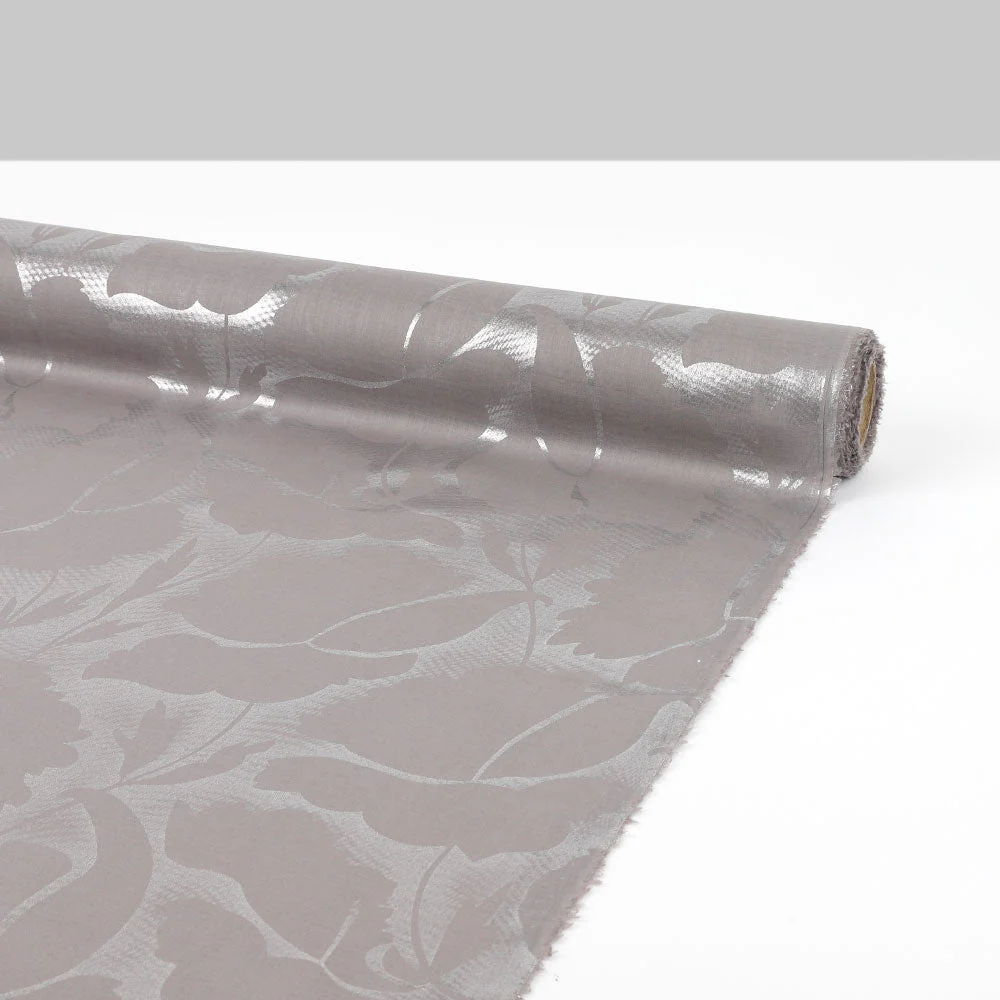 Silhouette Bloom Foiled Cotton - Heather - Image 3