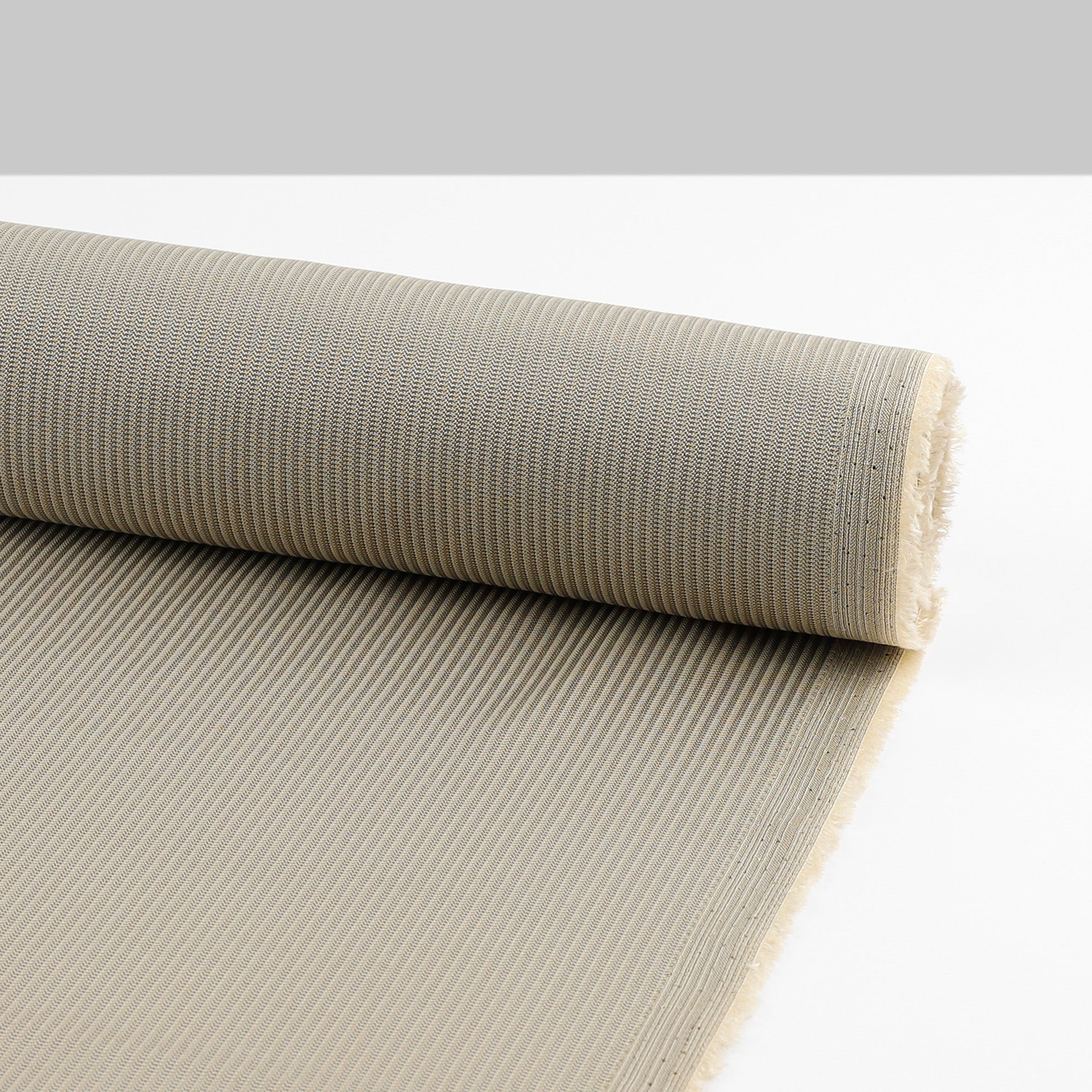 Silk Blend Suiting - Oyster - Image 3