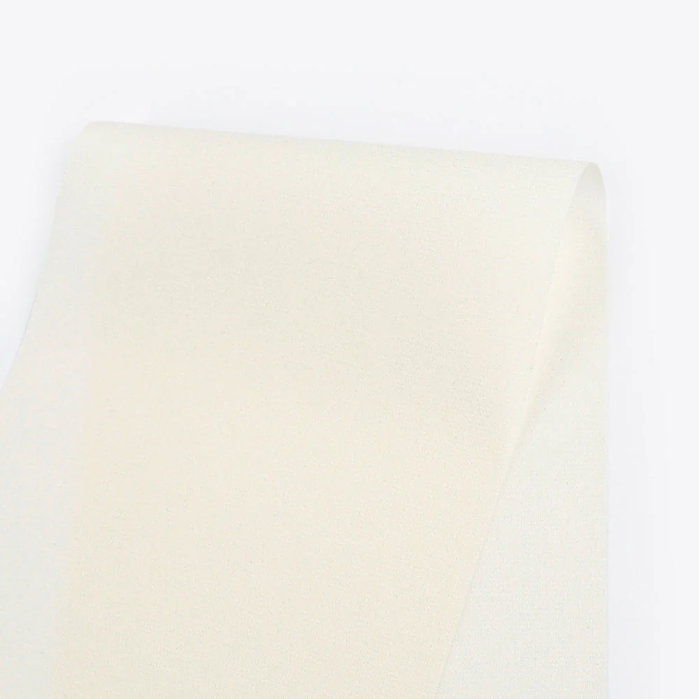 Silk/Poly Double Georgette - Ivory