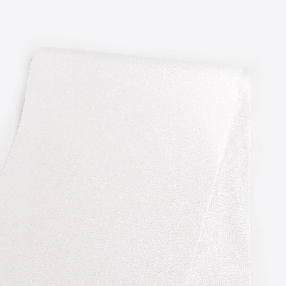 Silk Sateen Georgette - Ivory
