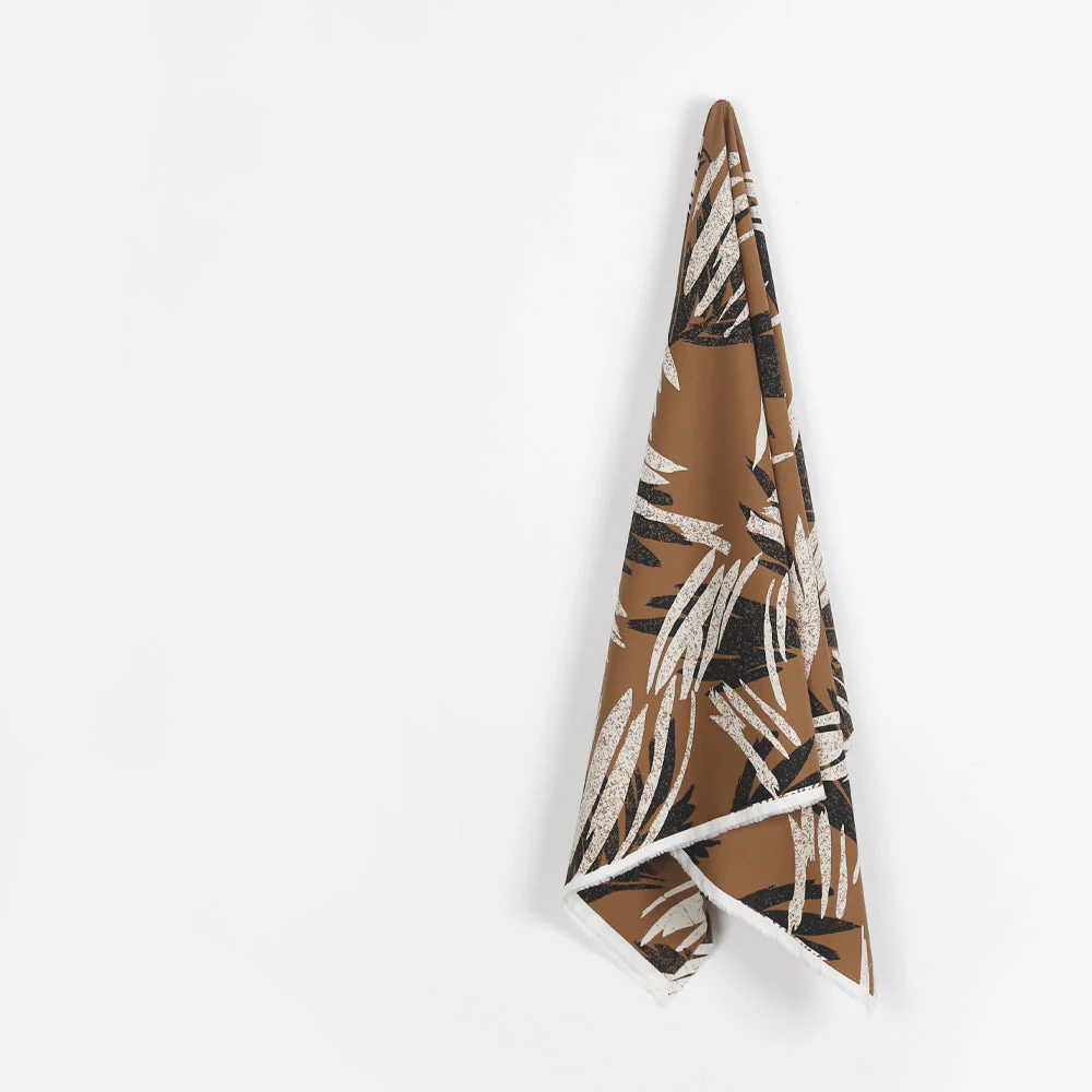 Slash Leaf Cotton - White Coffee - Image 2