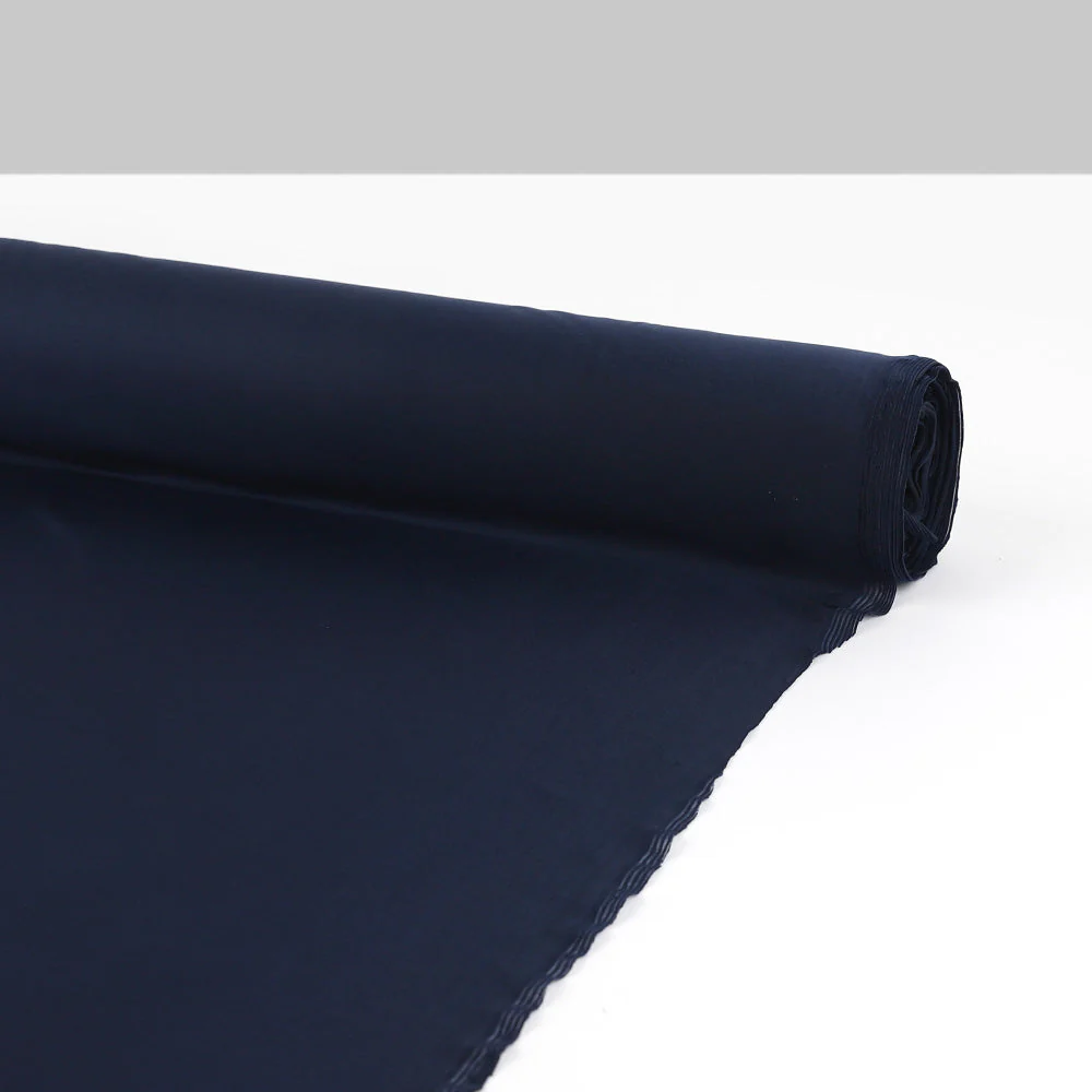 Slinky Lightweight Nylon Jersey - Navy - Image 3